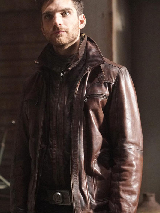 Agents Of Shield Deke Shaw Brown Leather Jacket