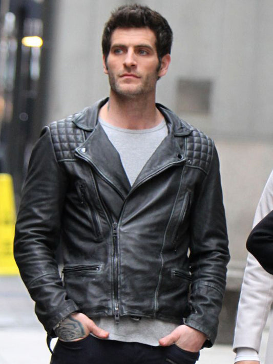 Alan Powell Quantico Brando Leather Biker Jacket