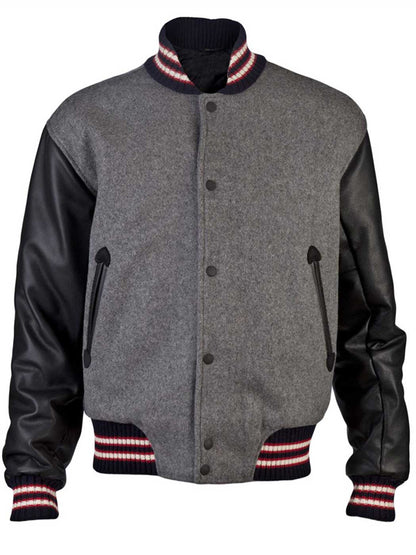 Andrew Garfield Wool Varsity Jacket Black Friday Sale