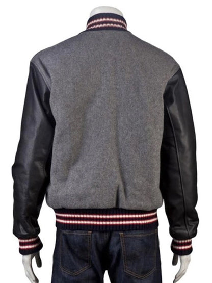 Andrew Garfield Wool Varsity Jacket Shop now