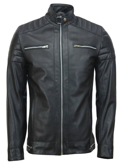 Andrew Tate Cobra Top G Black Leather Jacket Easter Sale