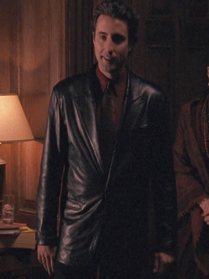 Andy Garcia The Godfather Vintage Leather Coat
