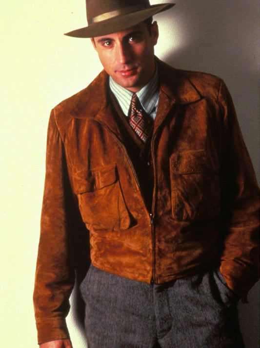 Andy Garcia The Untouchables Vintage Suede Leather Jacket