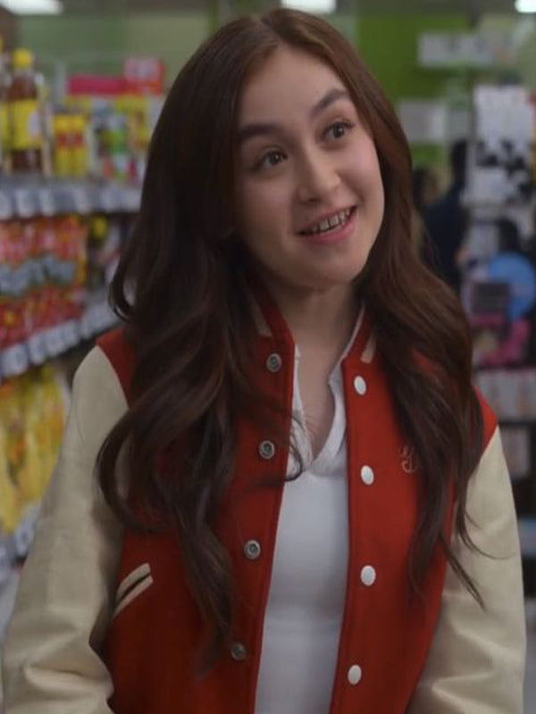 Anna Cathcart XO Kitty S02 Wool Varsity Jacket Shop now