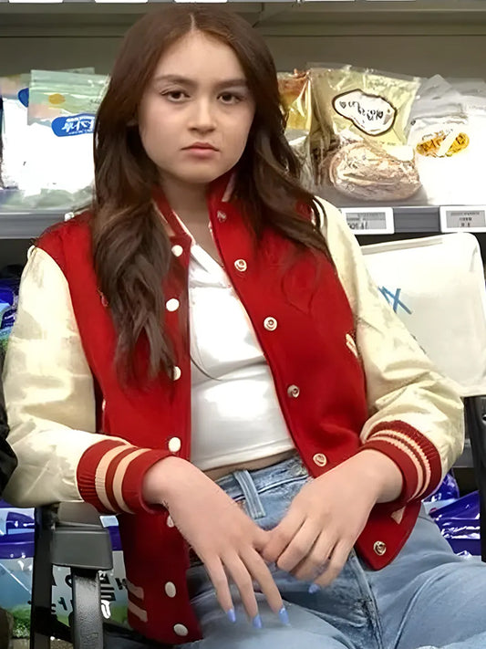 Anna Cathcart XO Kitty S02 Wool Varsity Jacket
