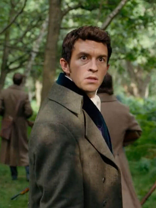 Anthony Bridgerton Gray Wool Coat Christmas Sale