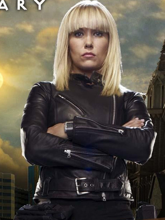 Ashley Magnus Sanctuary Black Leather Jacket Free Shipping UK USA Canada