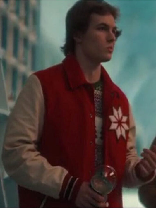 Austin Kane The Santa Clauses Red Varsity Jacket Black Friday Sale