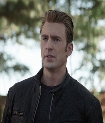 Avengers Endgame Captain America Leather Jacket Shop now
