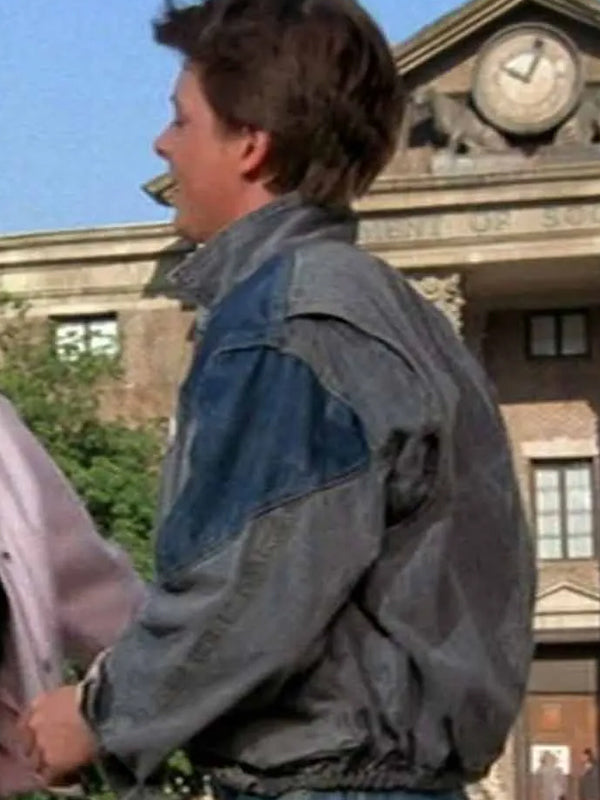Back To The Future Marty McFly Denim Vintage Jacket Shop now