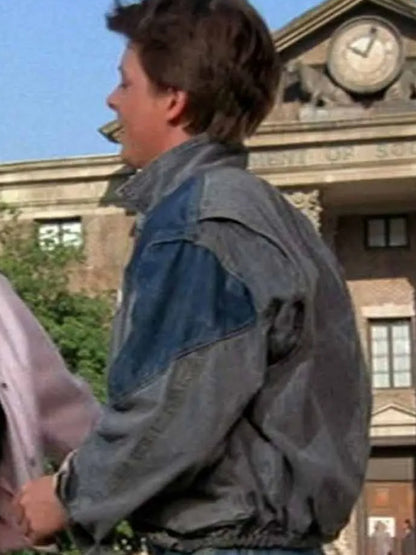 Back To The Future Marty McFly Denim Vintage Jacket Shop now