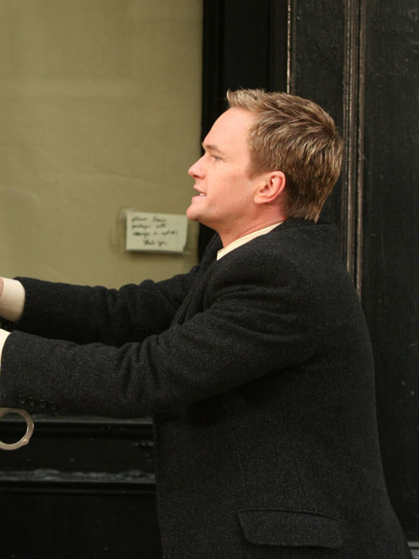 Barney Stinson How I Met Your Mother Black Wool Coat Black Friday Sale