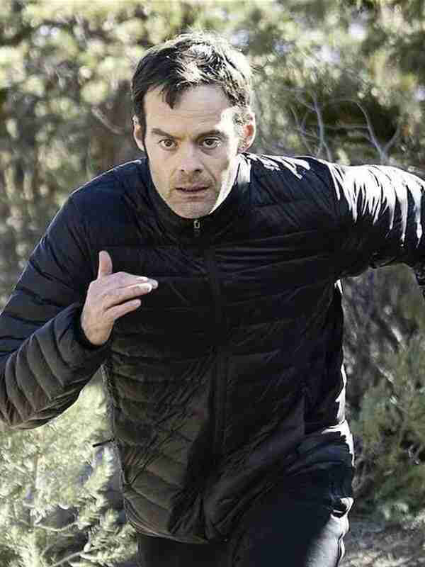 Barry S2 Bill Hader Bomber Black Puffer Jacket