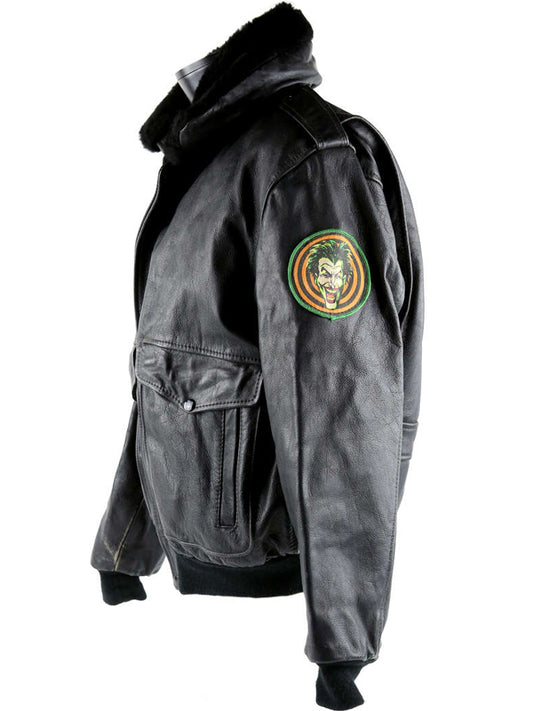 Batman 1989 Michael Keaton Black Leather Jacket Shop now