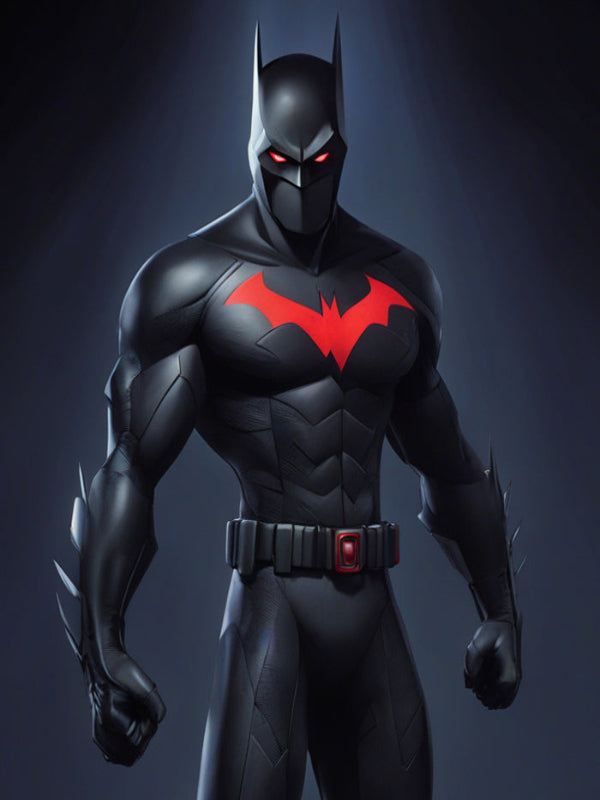Batman Beyond Red and Black Leather Jacket