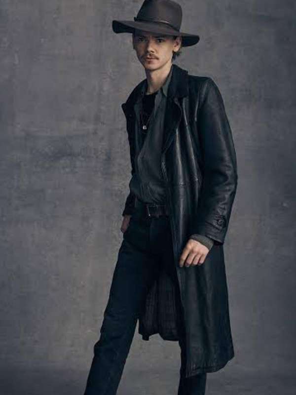 Benny Watts The Queen_s Gambit Leather Coat Easter Sale