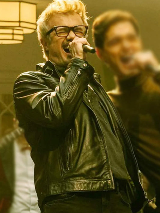 Berlin 2023 Damian Black Leather Jacket