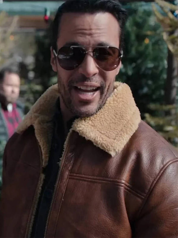 Best Christmas Ever Matt Cedeno Aviator Fur Jacket Shop now