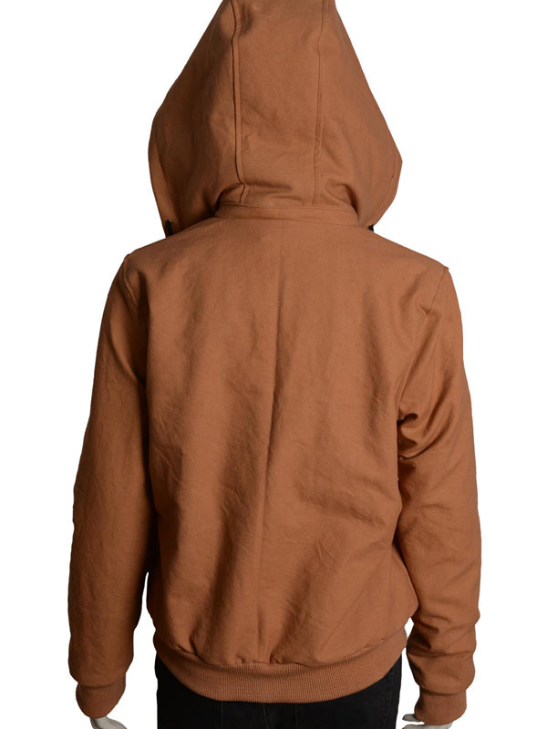 Beth Dutton Yellowstone Brown Cotton Hooded Jacket Christmas Sale