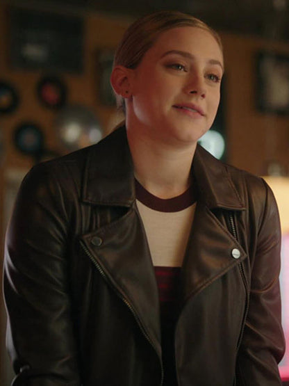 Betty Cooper Riverdale Black Leather Jacket Sale