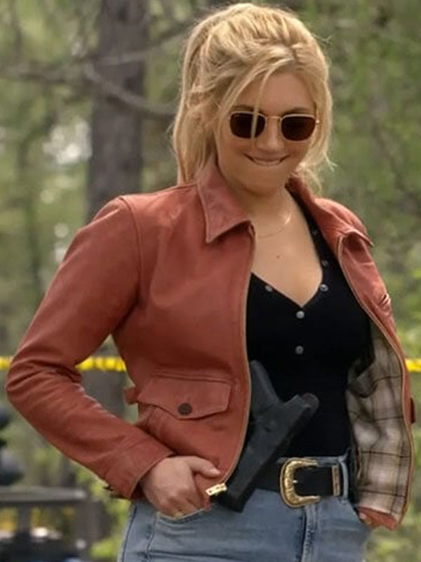 Big Sky Jenny Hoyt Brown Leather Jacket