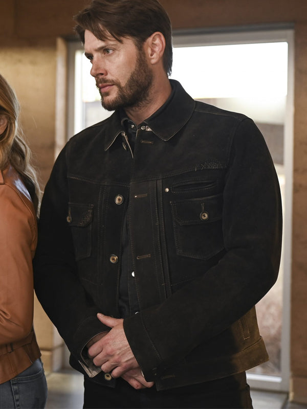 Big Sky Jensen Ackles Suede Leather Jacket