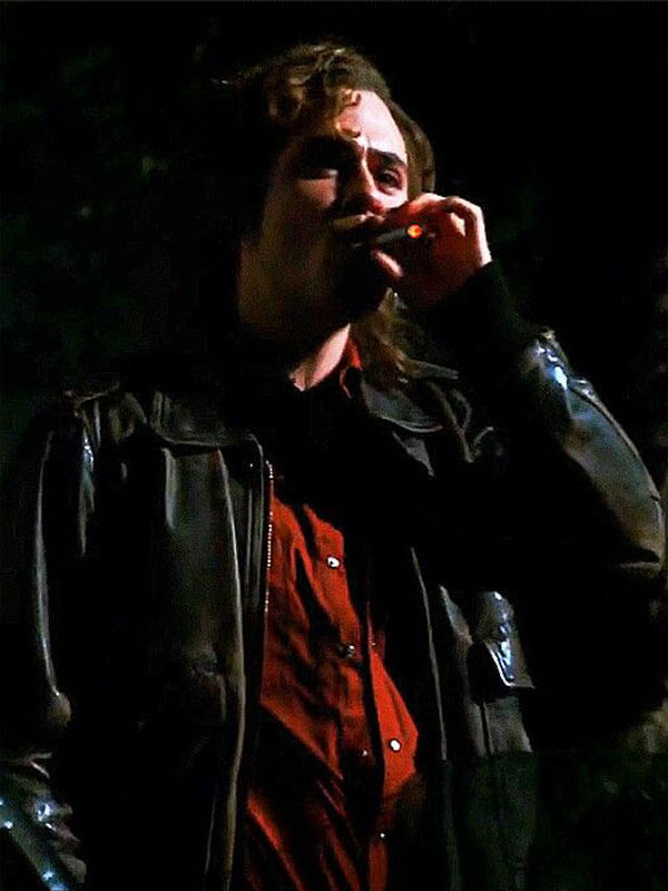 Billy Hargrove Stranger Things Brown Bomber Leather Jacket TV Series Costume