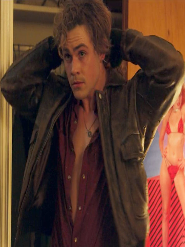 Billy Hargrove Stranger Things Brown Bomber Leather Jacket