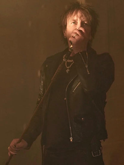 Billy Morrison Project Black Leather Jacket