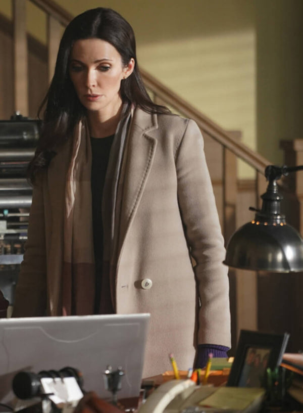 Bitsie Tulloch Superman Lois Women Wool Coat Black Friday Sale