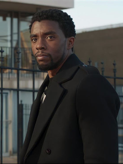 Black Panther T_Challa Black Wool Coat Black Friday Sale