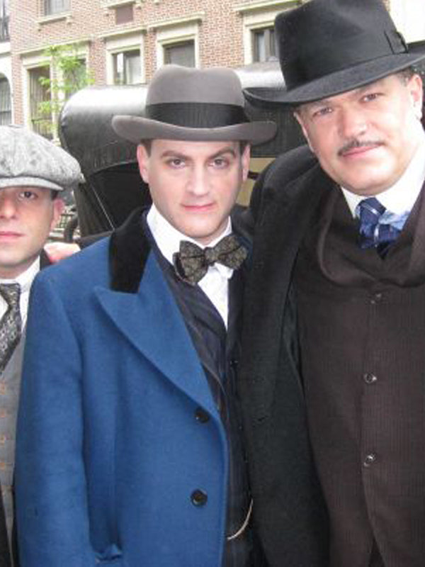 Boardwalk Empire Arnold Rothstein Vintage Blue Wool Coat Buy now