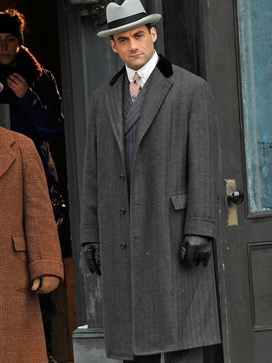 Boardwalk Empire Frank Capone Gray Vintage Wool Coat