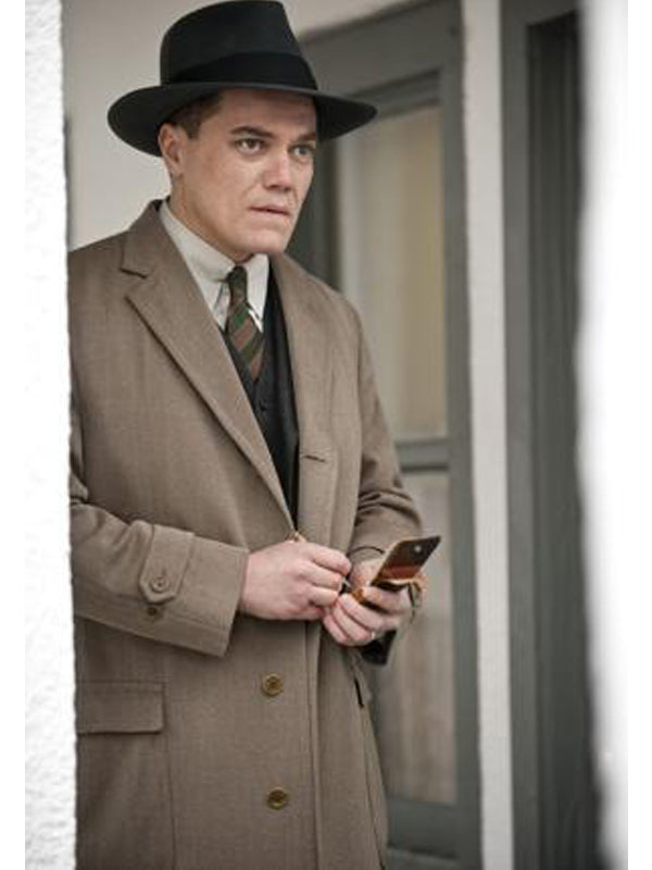 Boardwalk Empire Michael Shannon Trench Wool Coat Free Shipping UK USA Canada