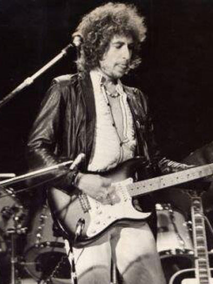 Bob Dylan 1980 Black Vintage Leather Coat Shop now