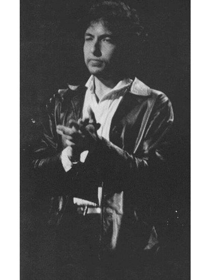 Bob Dylan 1980 Black Vintage Leather Coat