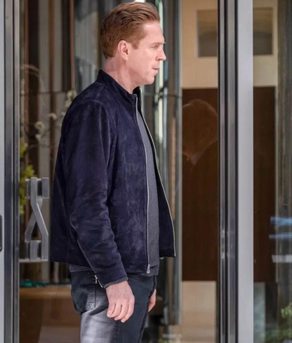 Bobby Axelrod Billions Black Suede Jacket Black Friday Sale