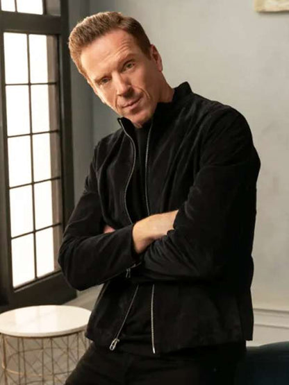 Bobby Axelrod Billions Black Suede Jacket