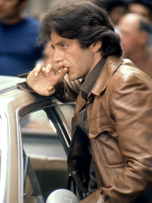 Bobby Deerfield Al Pacino Vintage Brown Leather Jacket Buy now