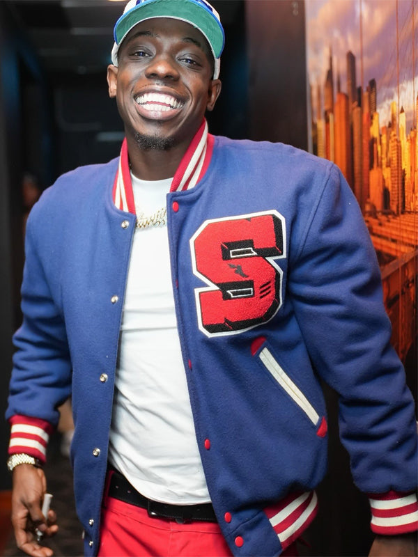 Bobby Shmurda Letterman Wool Varsity Jacket Gifts For Him