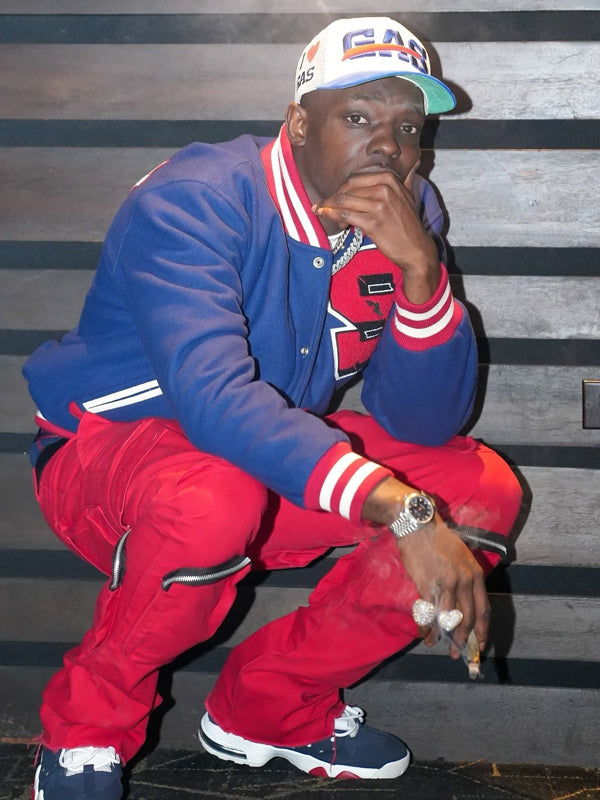 Bobby Shmurda Letterman Wool Varsity Jacket on Sale
