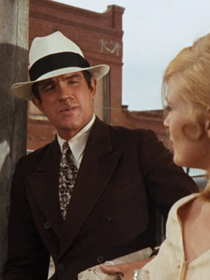 Bonnie and Clyde Barrow Vintage Brown Wool Pea Coat on Sale