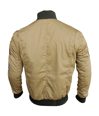 Brad Pitt Fury WW2 Pilot Bomber Aviator Jacket