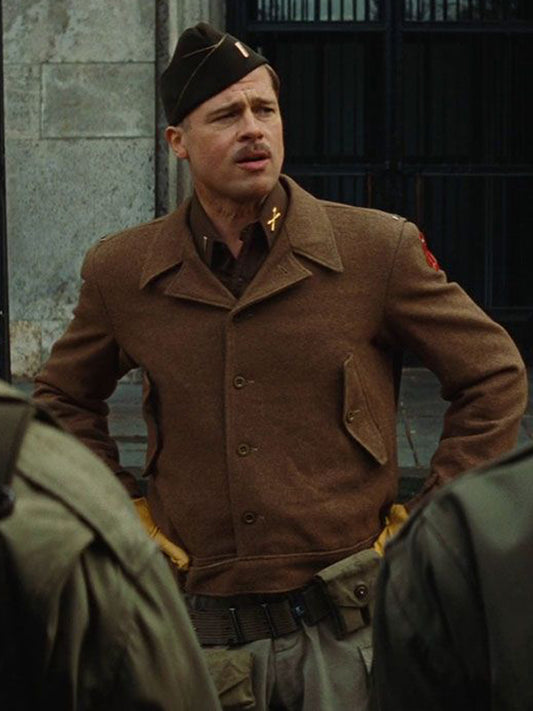 Brad Pitt Inglourious Basterds Vintage Wool Jacket