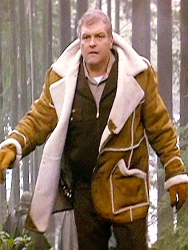 Brian Dennehy The First Blood Vintage Leather Suede Jacket Christmas Sale