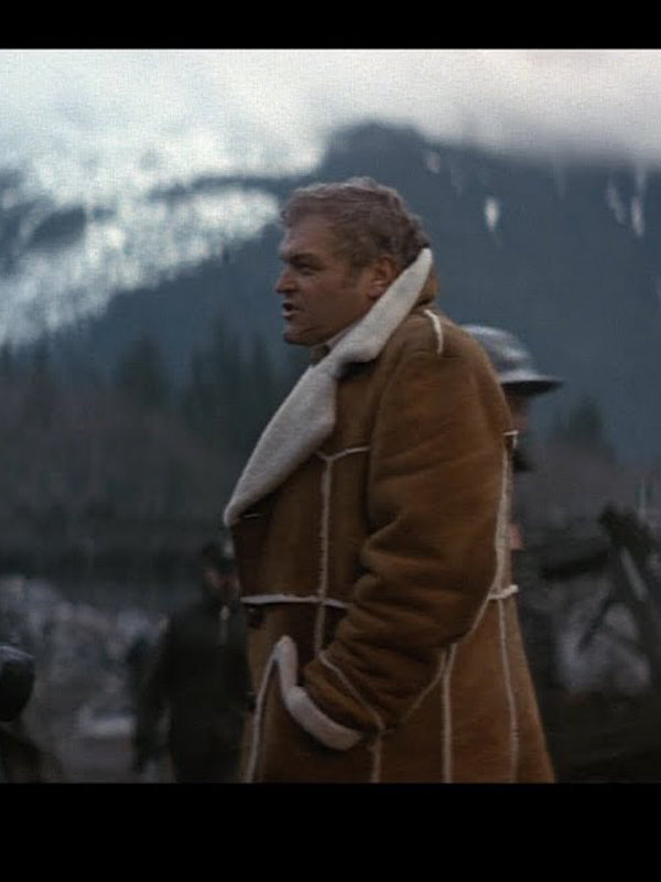 Brian Dennehy The First Blood Vintage Leather Suede Jacket New Year Sale