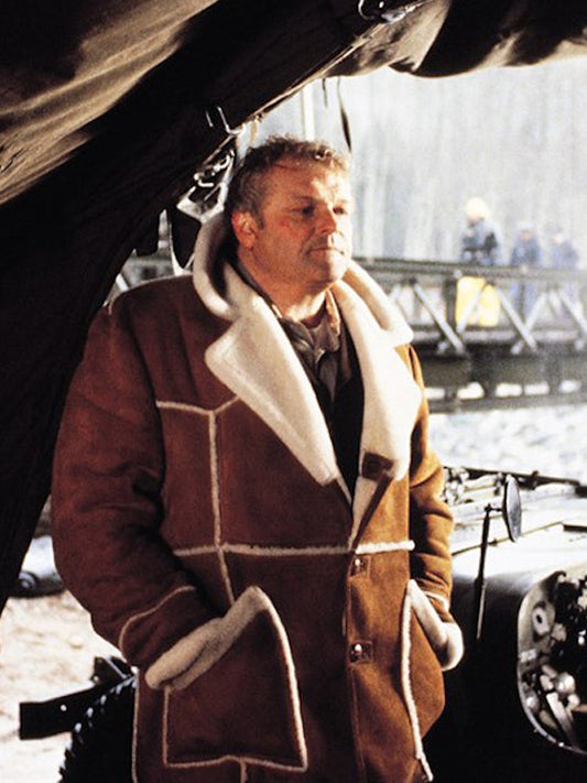 Brian Dennehy The First Blood Vintage Leather Suede Jacket