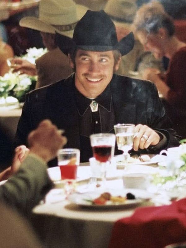 Brokeback Mountain Jake Gyllenhaal Black Leather Blazer Gifts For Him