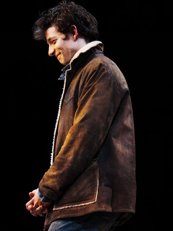 Brokeback Mountain Mike Faist Suede Shearling Jacket For Him