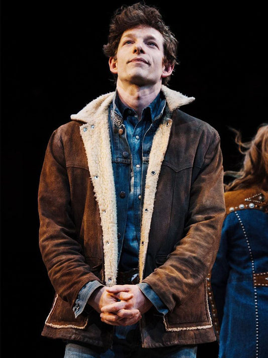 Brokeback Mountain Mike Faist Suede Shearling Jacket